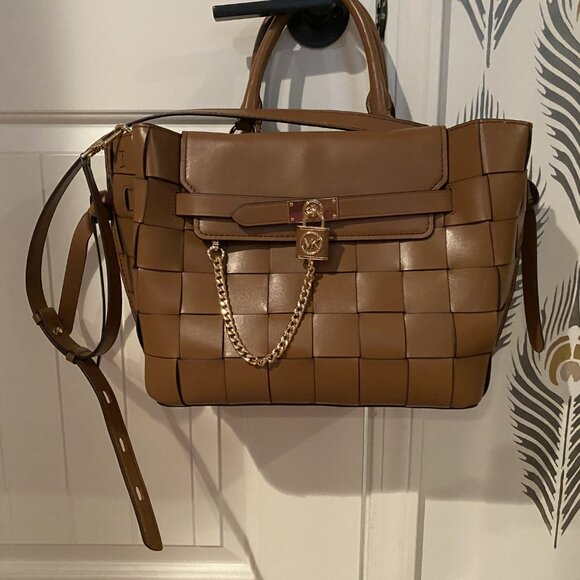 Michael Kors Medium Brown Handbag with Gold Hardware - Picture 7 of 11